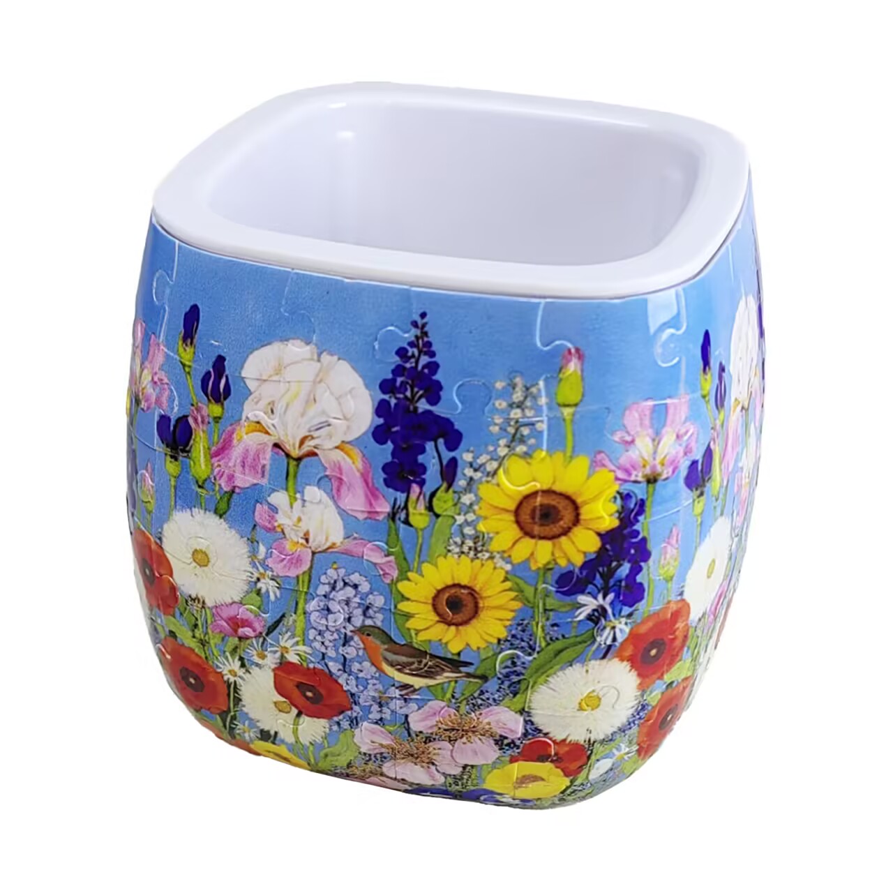 3D Flower Of Summer Is Enthusiasm Flower Pot Puzzle - ( 96 Piece ) - Giftroza