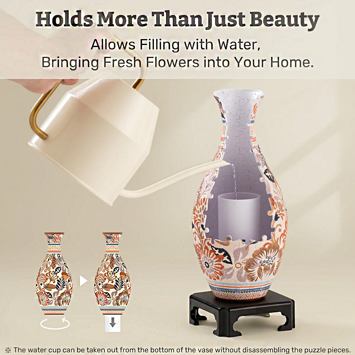 Summer Blossoms Vase Puzzle - (160 Piece) - Giftroza