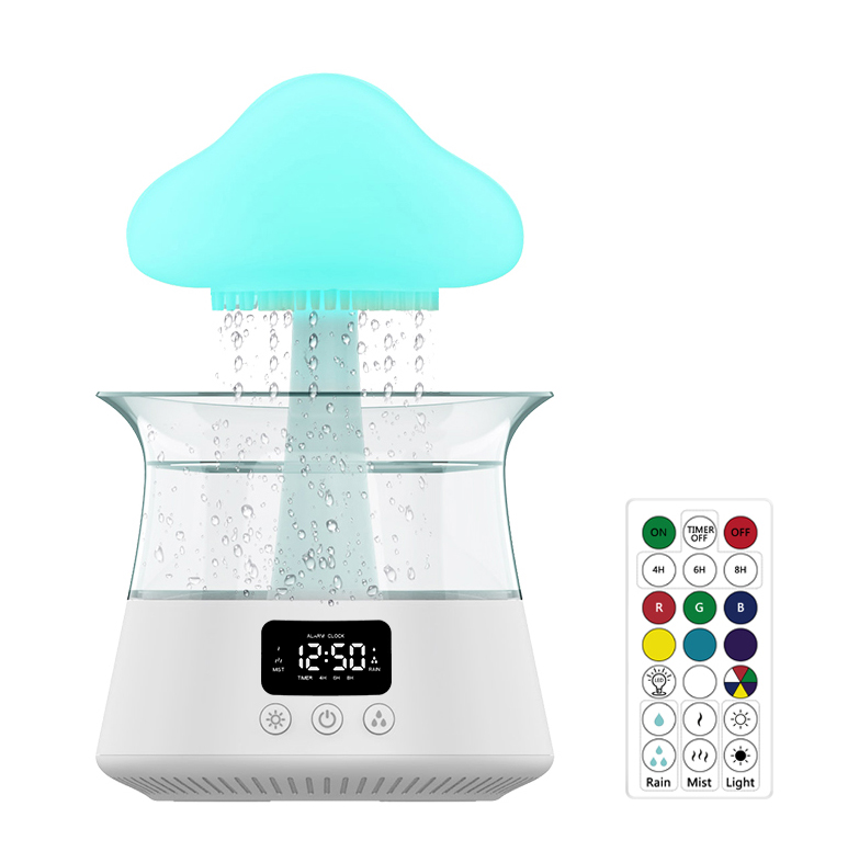 Sleep Aid Aromatherapy Diffuser Humidifier Digital Display Alarm Clock - Giftroza