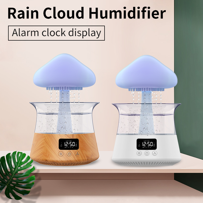 Sleep Aid Aromatherapy Diffuser Humidifier Digital Display Alarm Clock - Giftroza