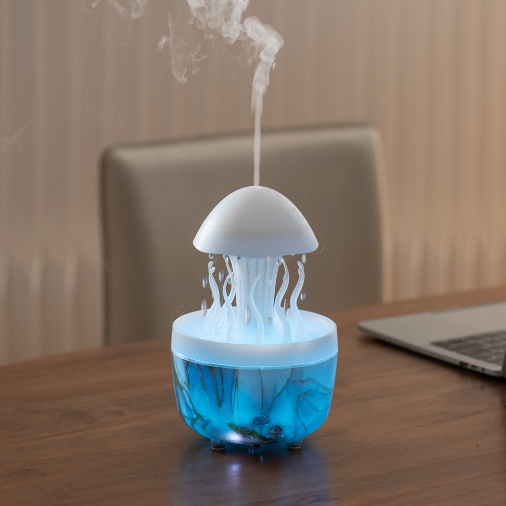 Giftroza Rain Sound Sleep Aid Jellyfish Aromatherapy Humidifier - Giftroza