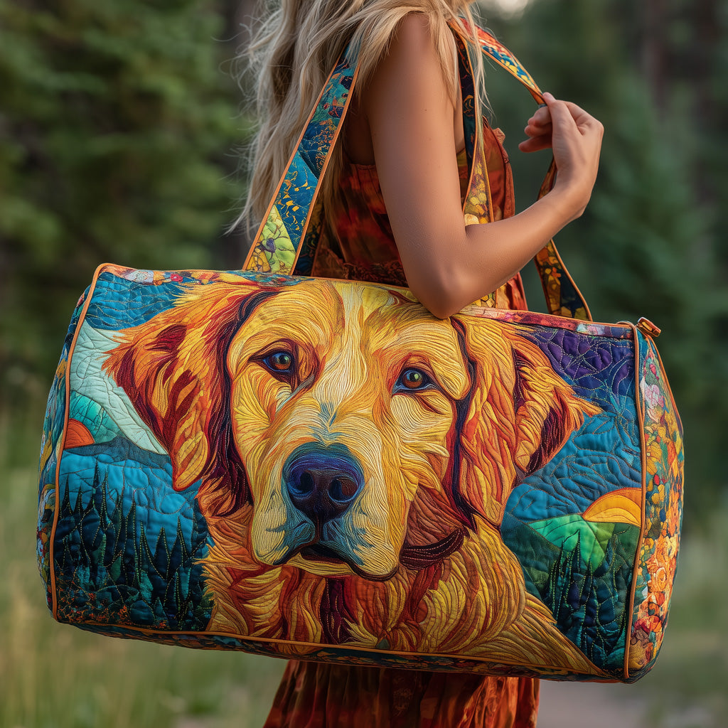 Golden Retrievers Quilted Duffle Bag GFTOMA3338 - Giftroza