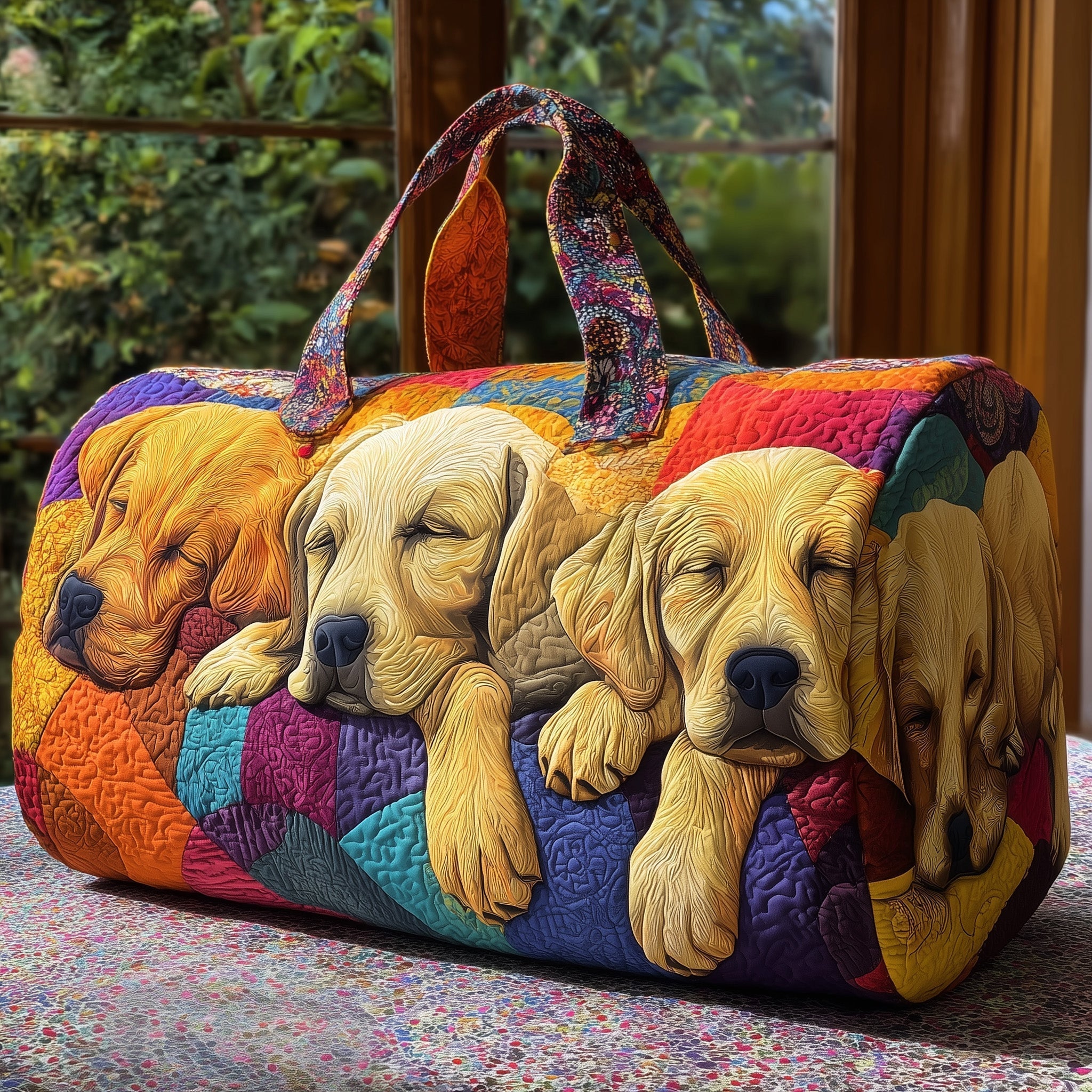 Labrador Quilted Duffle Bag GFTOMA3541 - Giftroza
