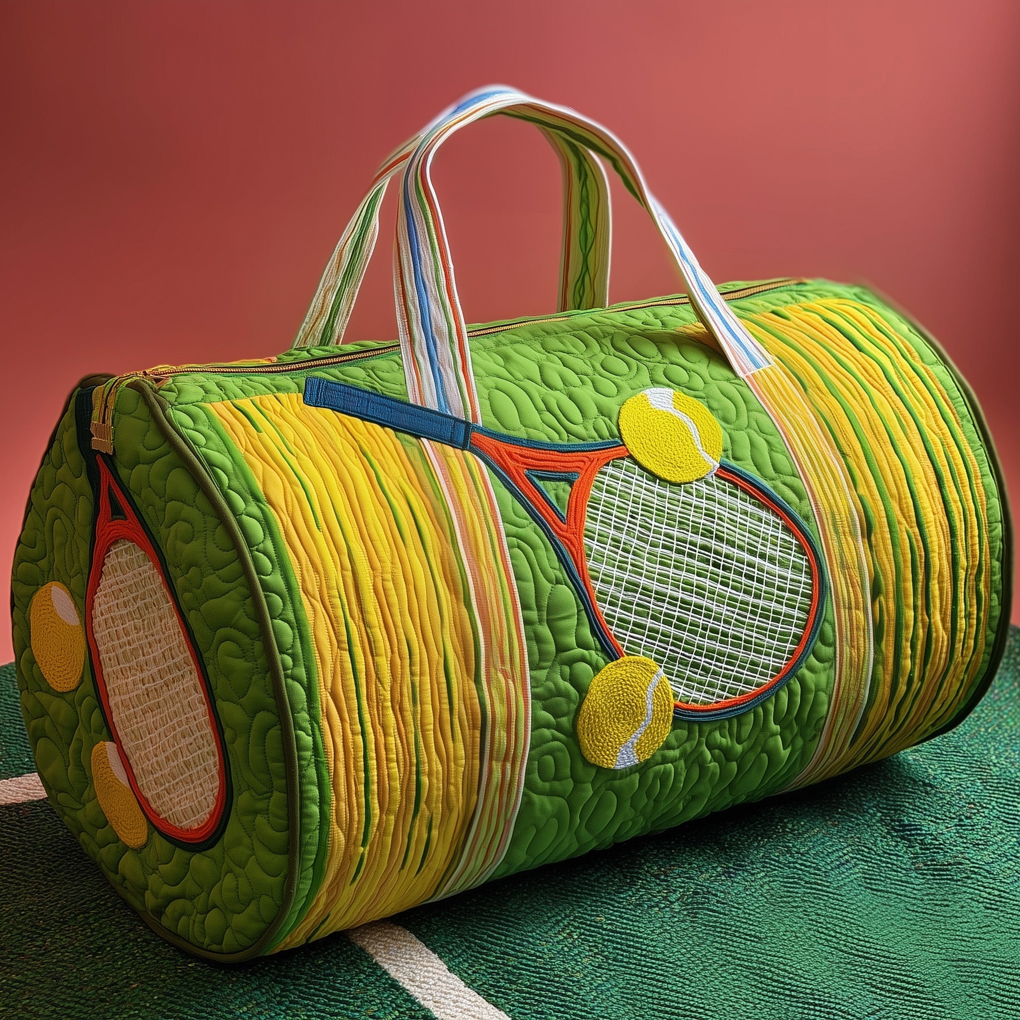 Tennis Time Quilted Duffle Bag GFTOMA3275 - Giftroza
