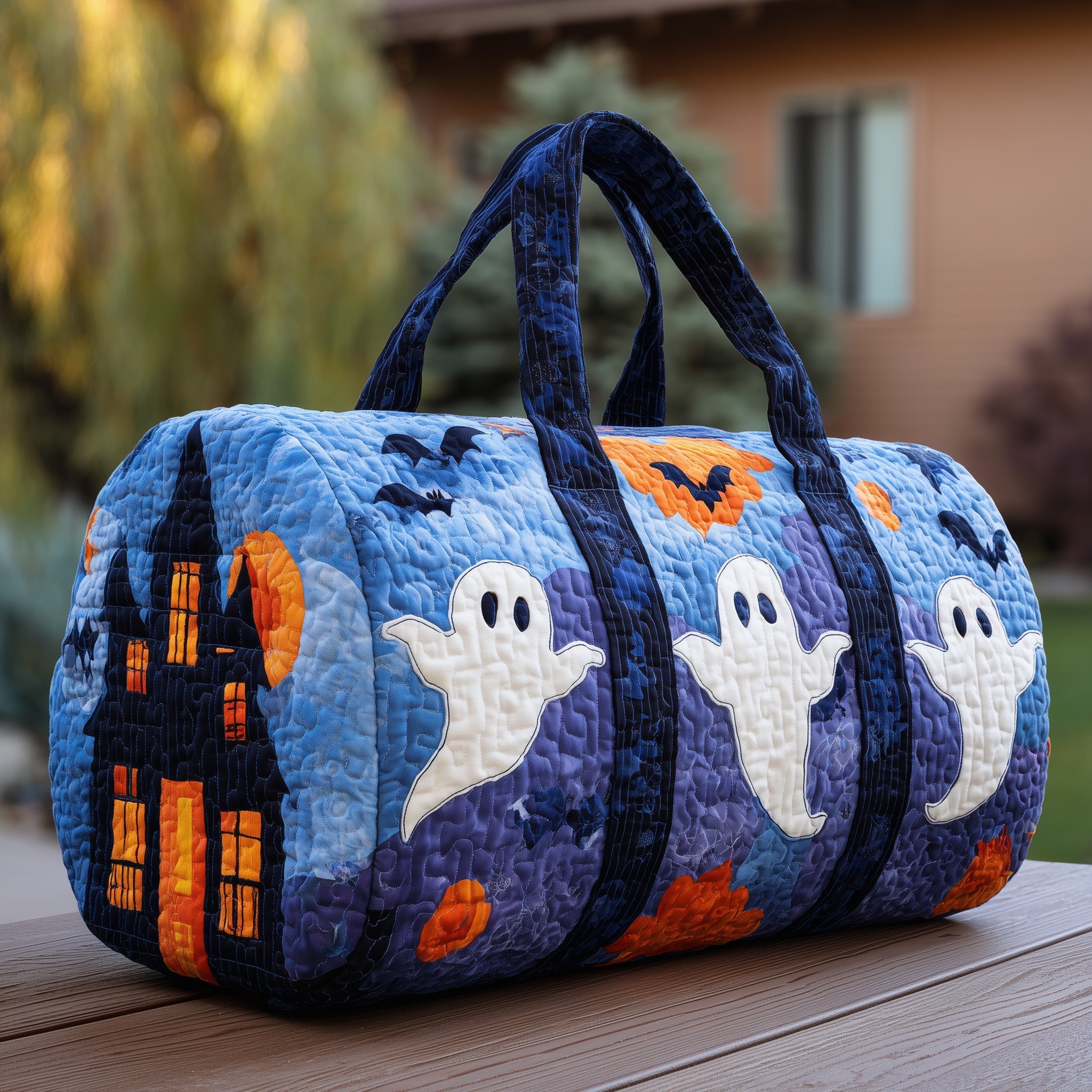 Little Ghost Quilted Duffle Bag GFTOYC22 - Giftroza