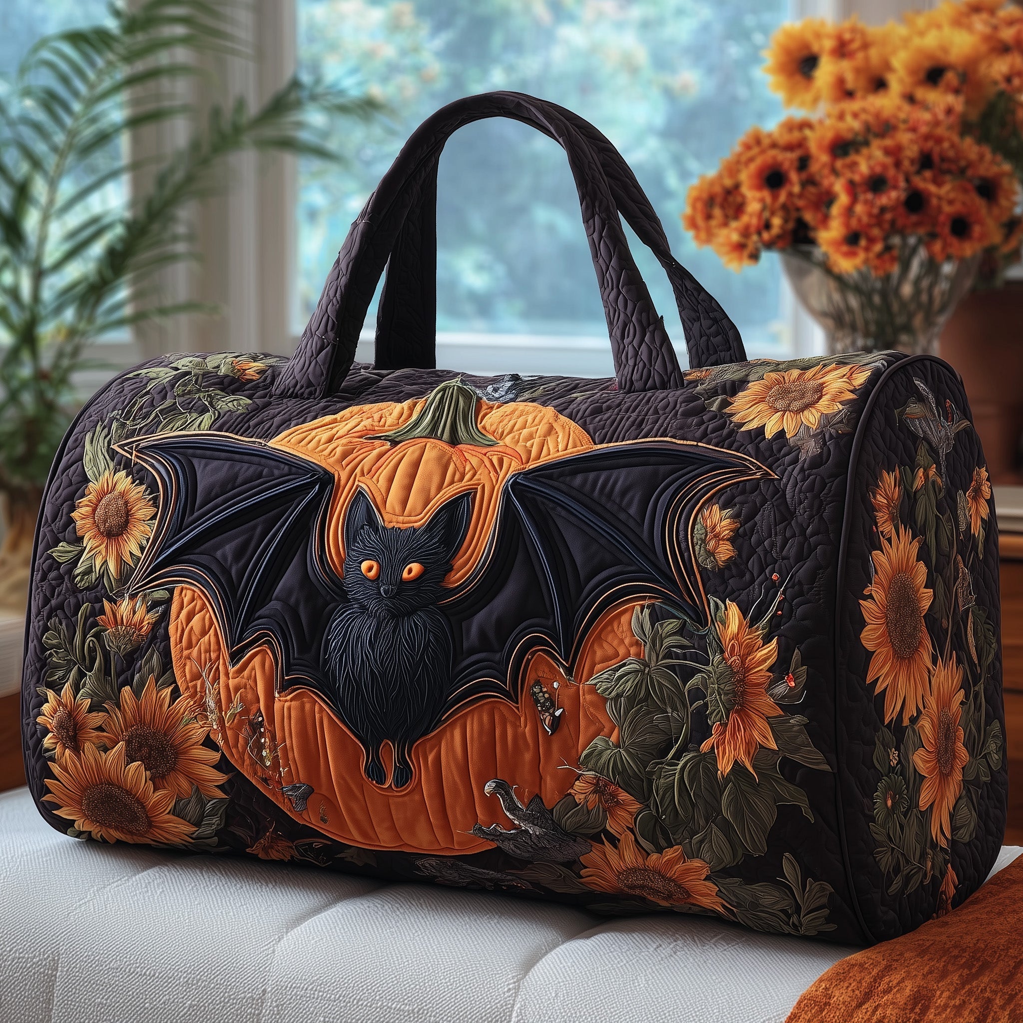 Halloween Wings Quilted Duffle Bag GFTONT2995 - Giftroza