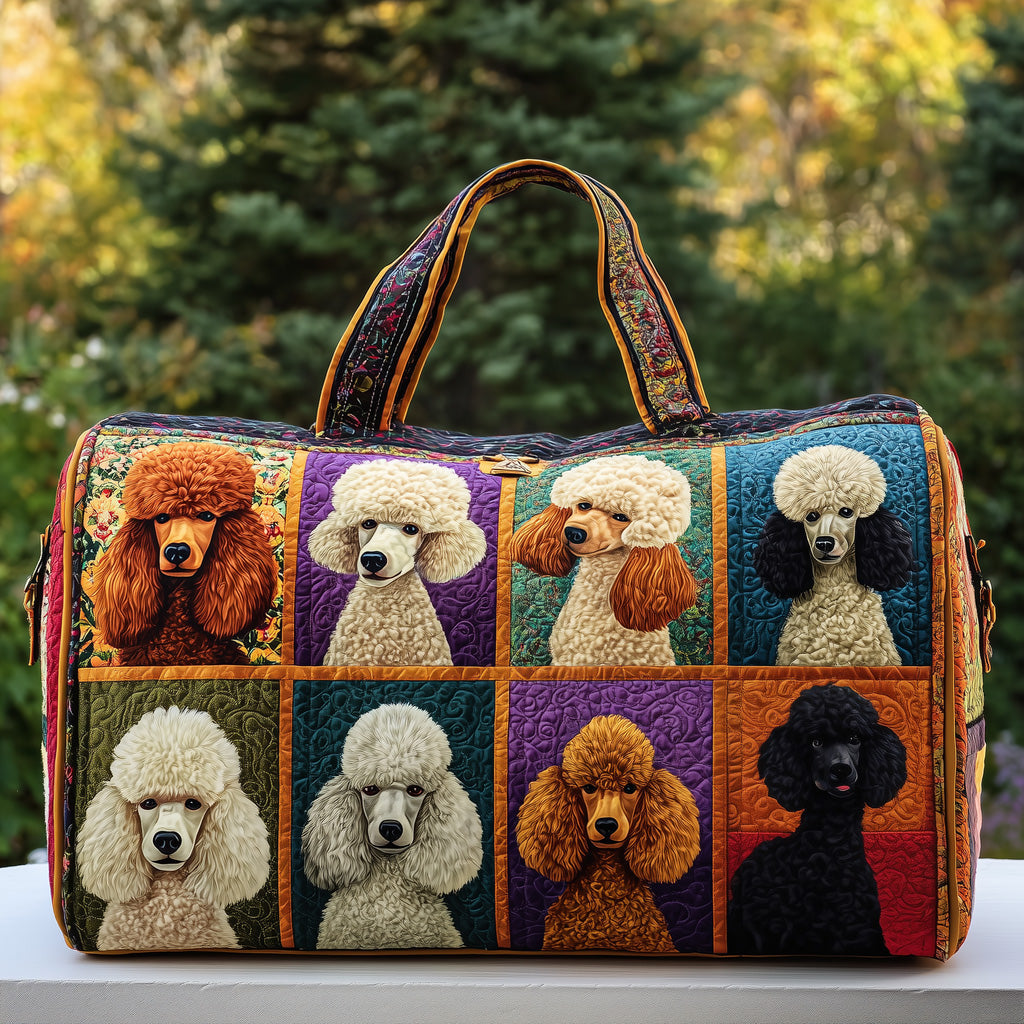Poodles Quilted Duffle Bag GFTOMA3330 - Giftroza