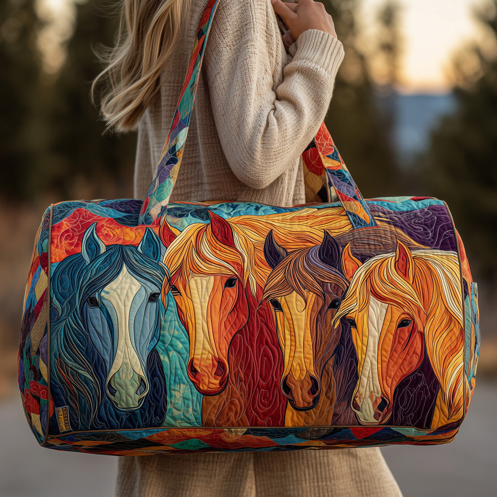 Horse Quilted Duffle Bag GFTOMA3318 - Giftroza