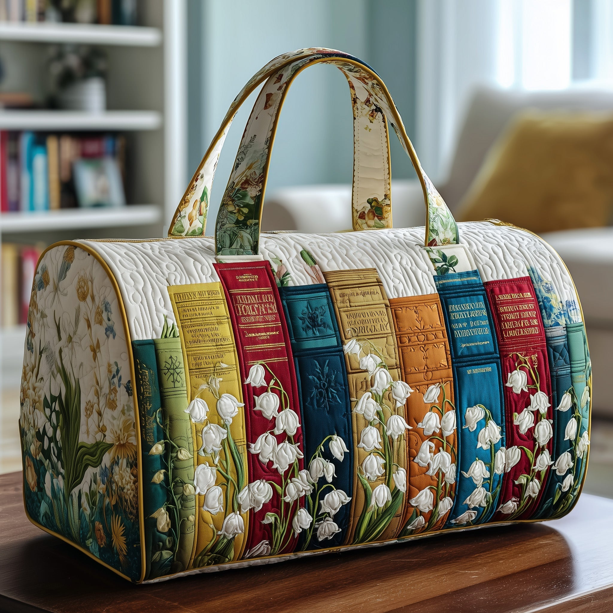 Lily Library Quilted Duffle Bag GFTOTP10511 - Giftroza