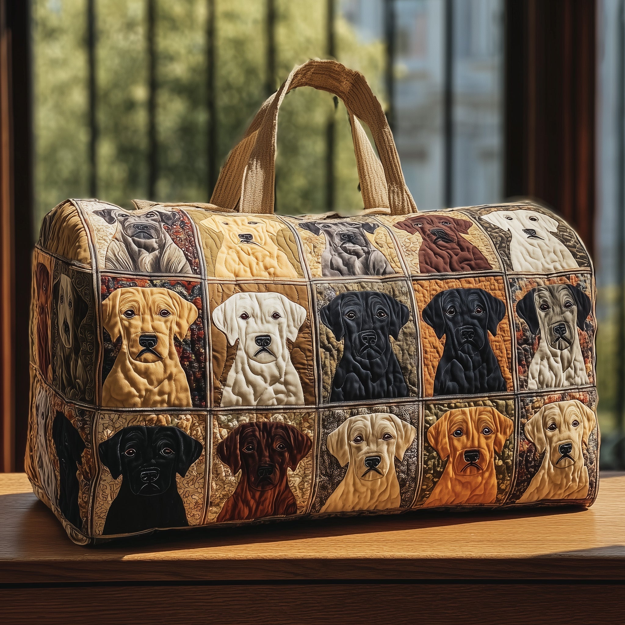 Labrador Quilted Duffle Bag GFTOHD9570 - Giftroza