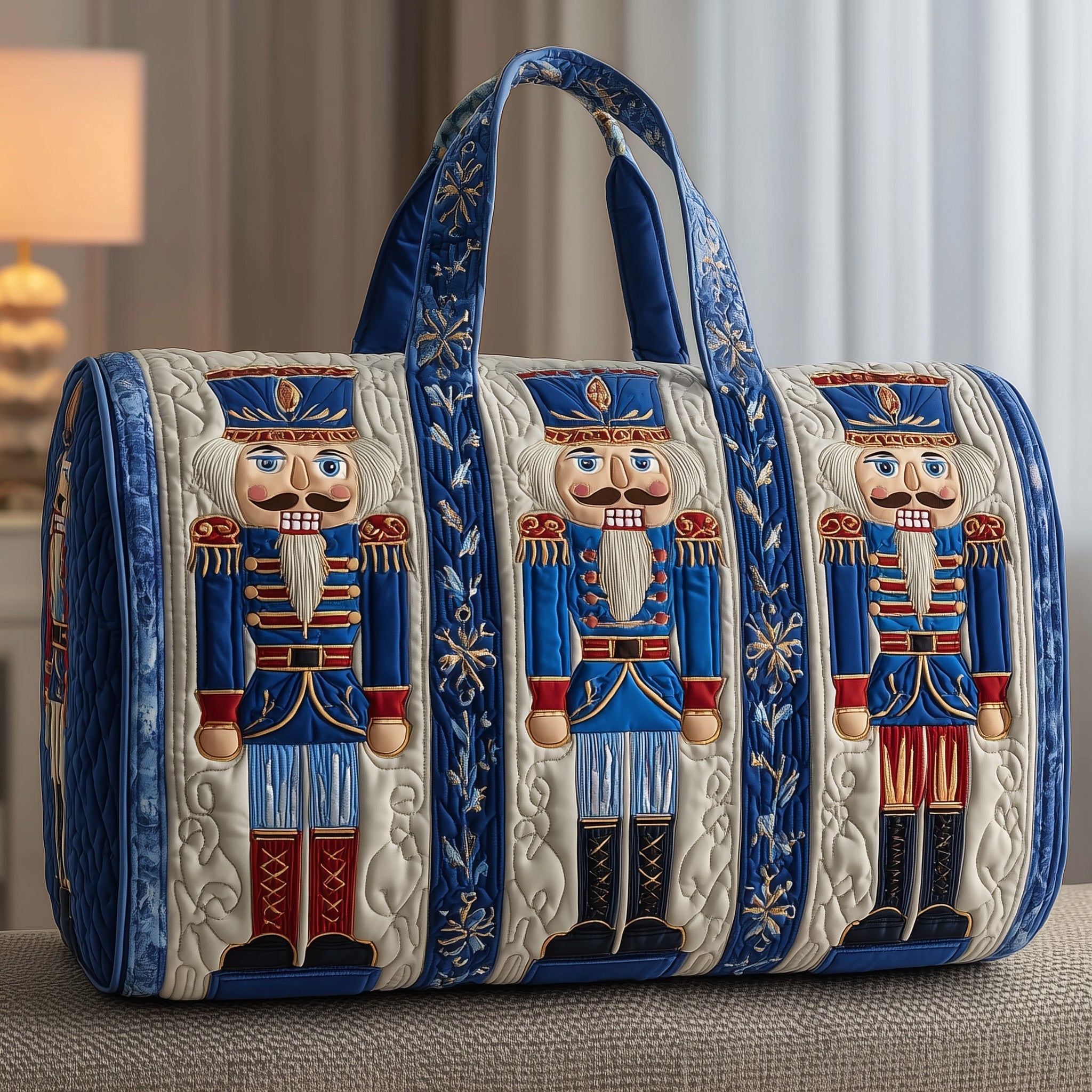 Nutcracker Soldiers Quilted Duffle Bag GFTONT2095 - Giftroza