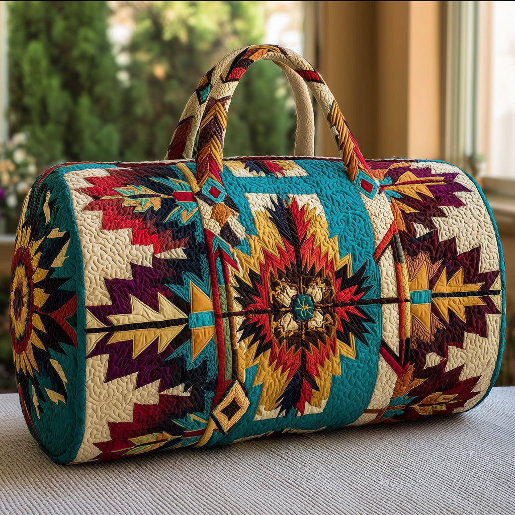 Native American Quilted Duffle Bag GFTOMA3358 - Giftroza