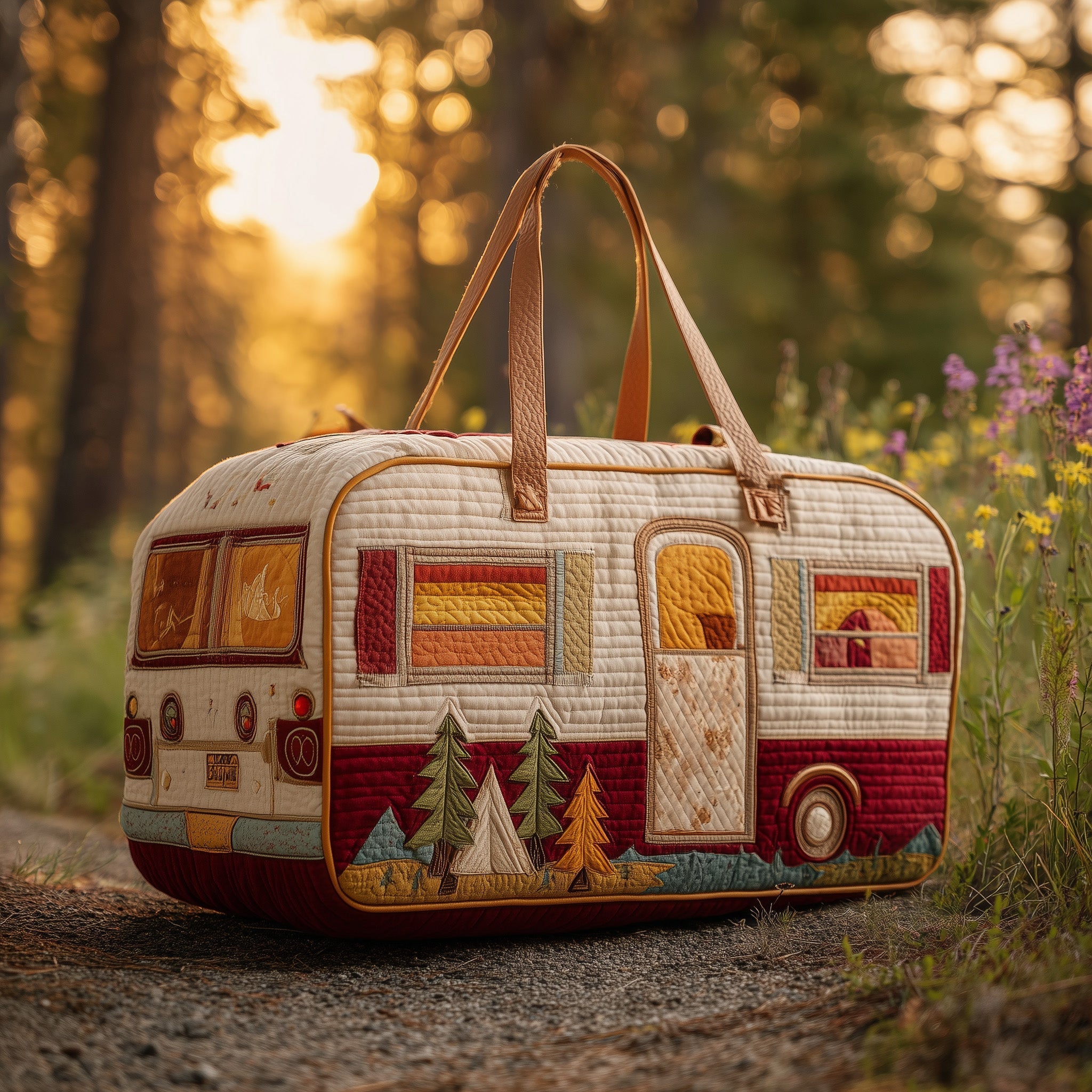 Cozy Camper Quilted Duffle Bag GFTOMA3443 - Giftroza