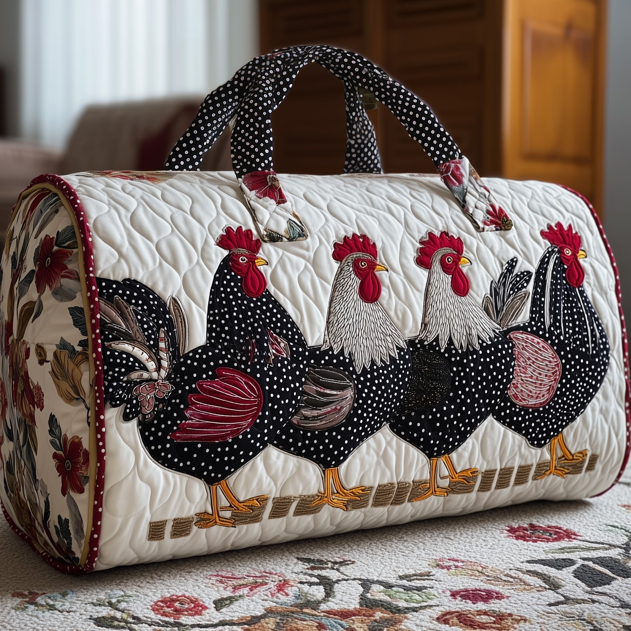 Chicken Quilted Duffle Bag GFTOMA1969 - Giftroza