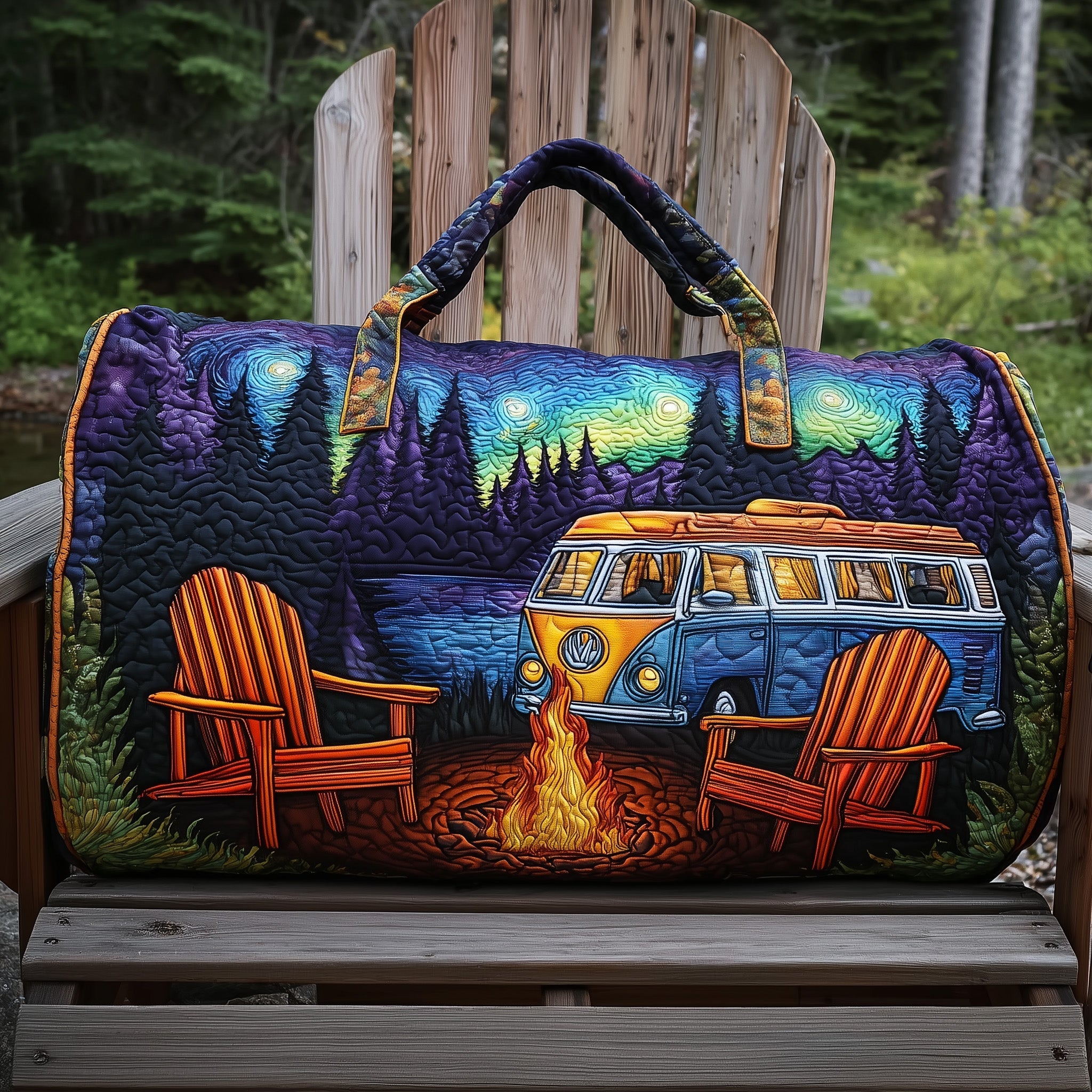 Campsite Trip Quilted Duffle Bag GFTONT2499 - Giftroza