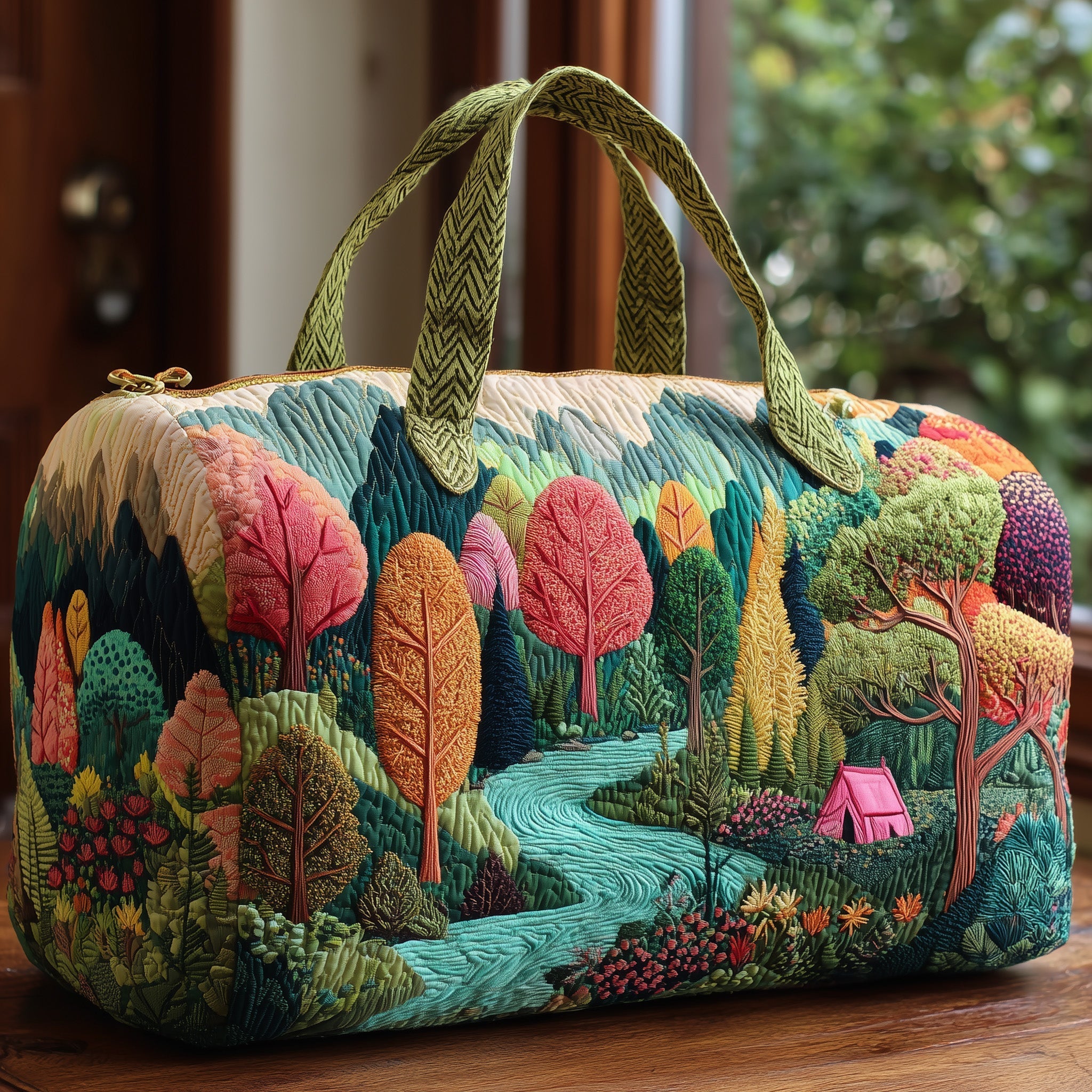 Forest Nook Quilted Duffle Bag GFTONT2511 - Giftroza