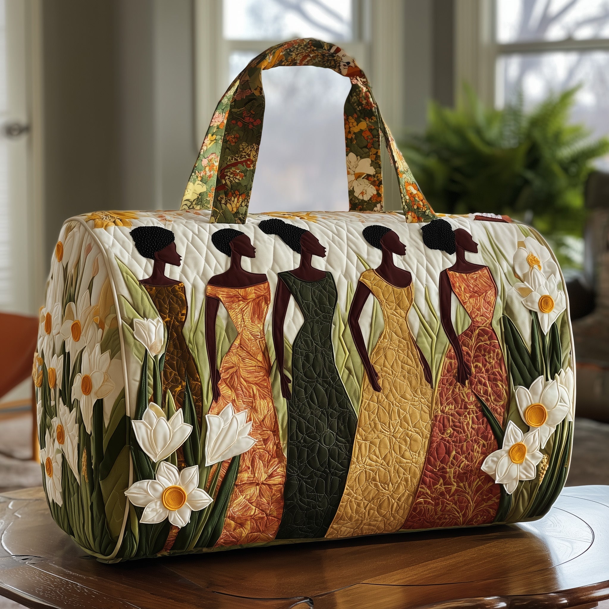 Golden Queens Quilted Duffle Bag GFTOTP10566 - Giftroza