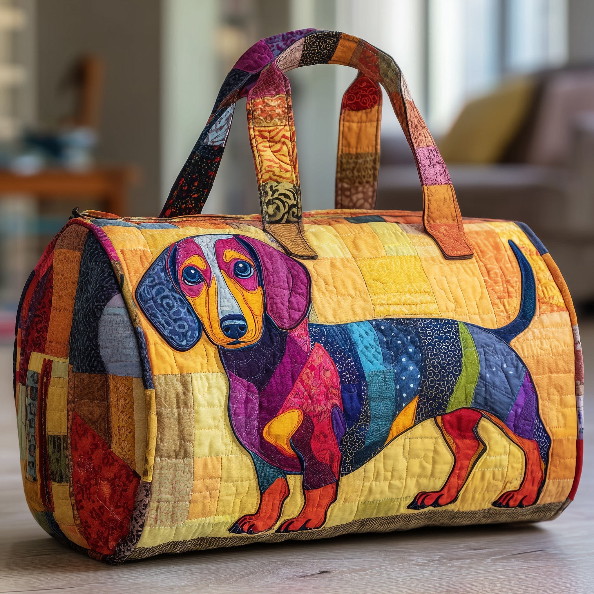 Dachshund  Quilted Duffle Bag GFTOYC18 - Giftroza