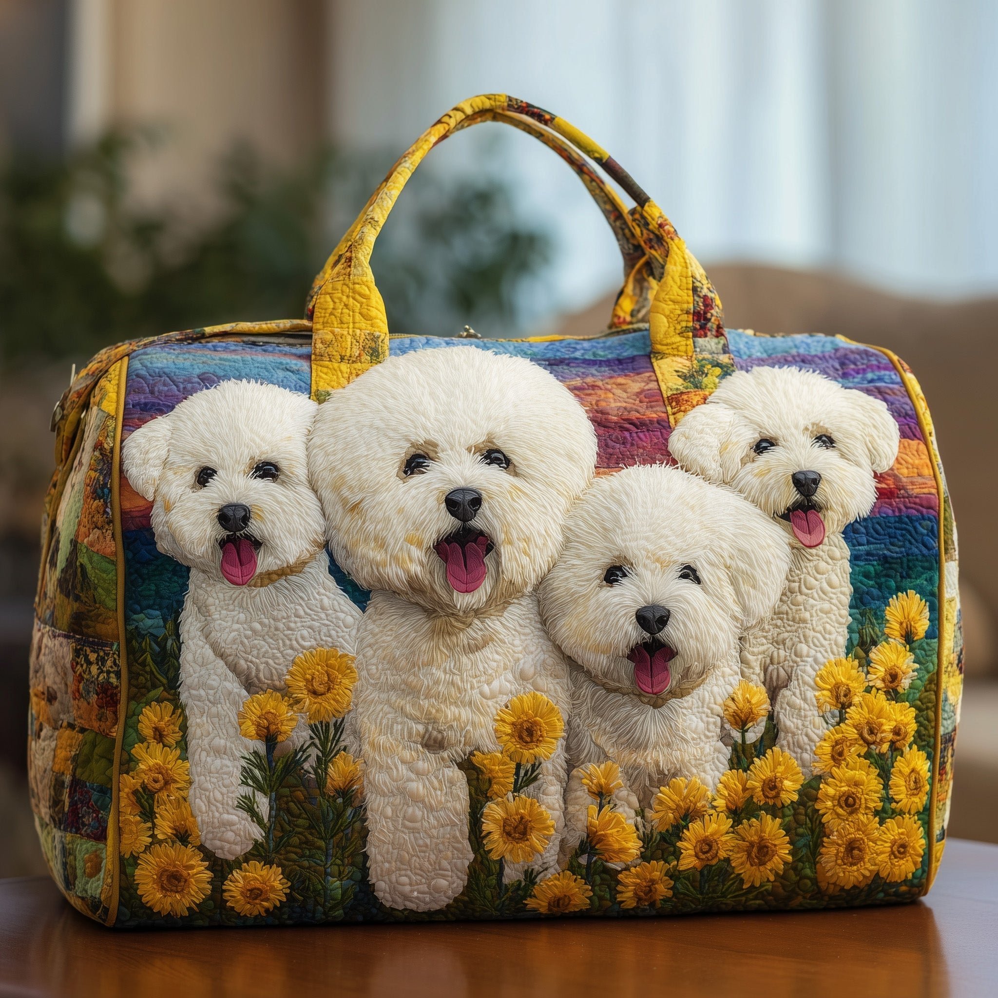 Bichon Quilted Duffle Bag GFTONT2529 - Giftroza