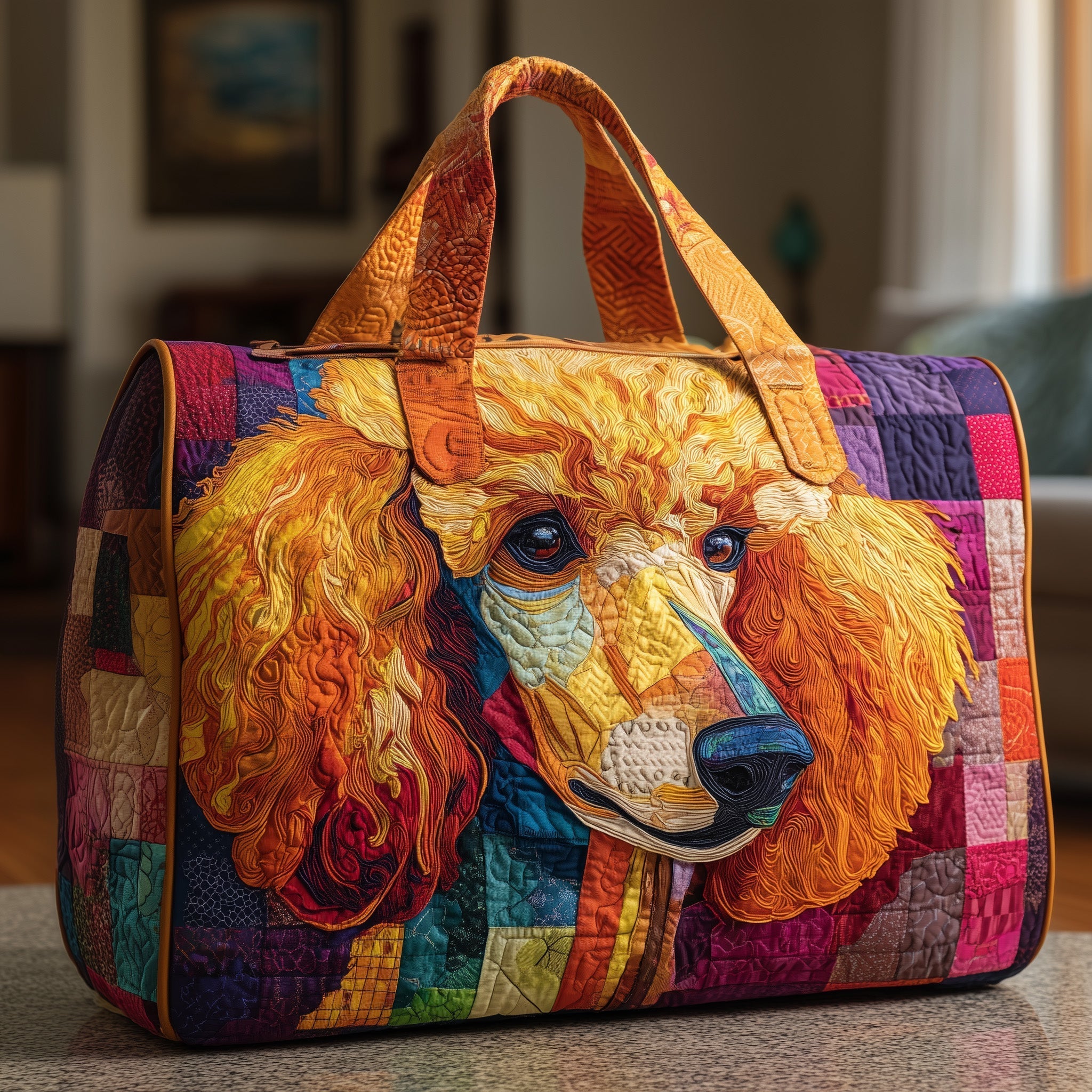 Poodle Quilted Duffle Bag GFTOYC14 - Giftroza