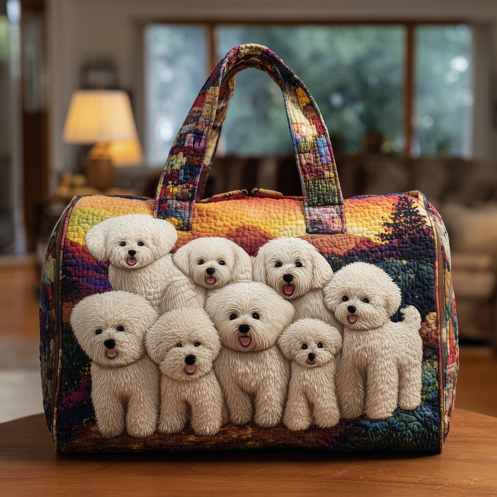 Bichon Quilted Duffle Bag GFTONT2527 - Giftroza