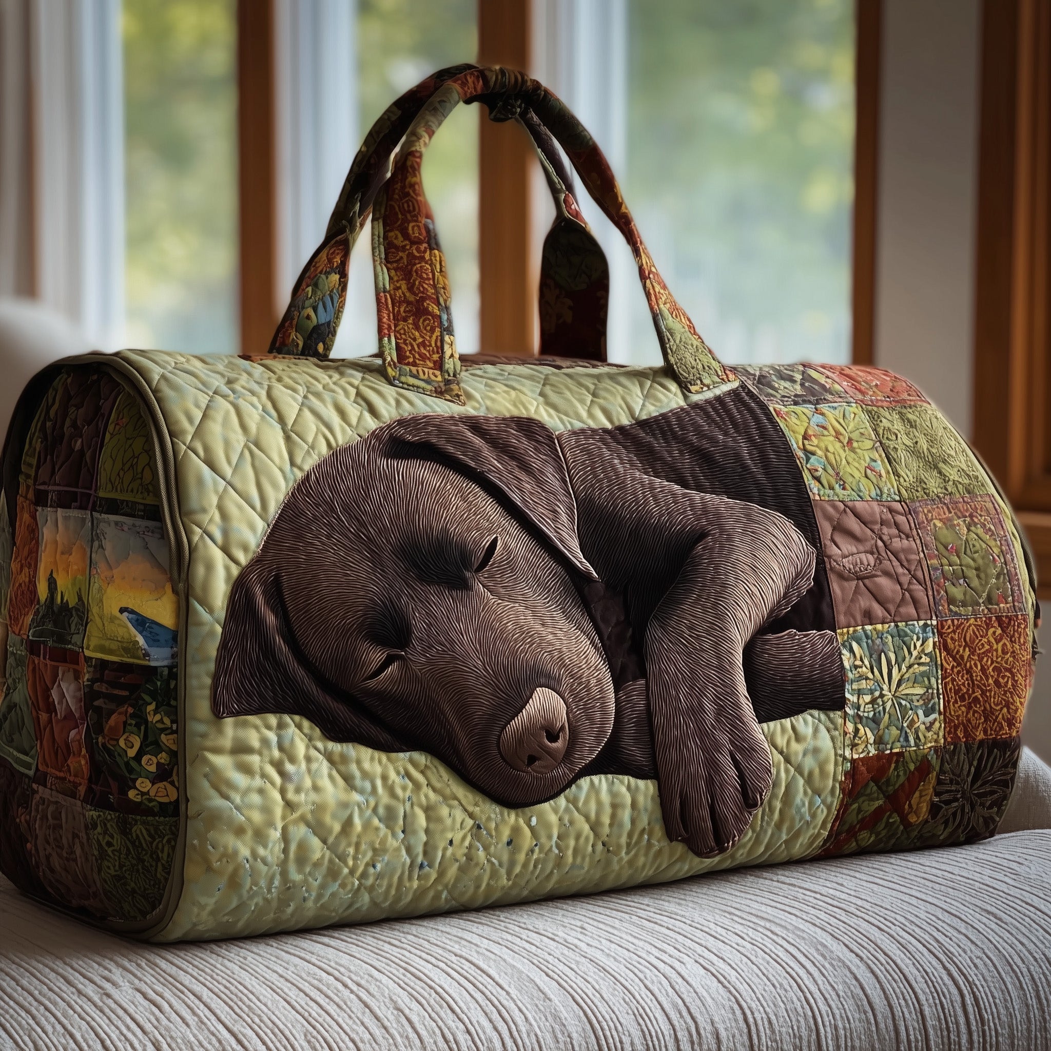 Labrador Quilted Duffle Bag GFTONT2813 - Giftroza