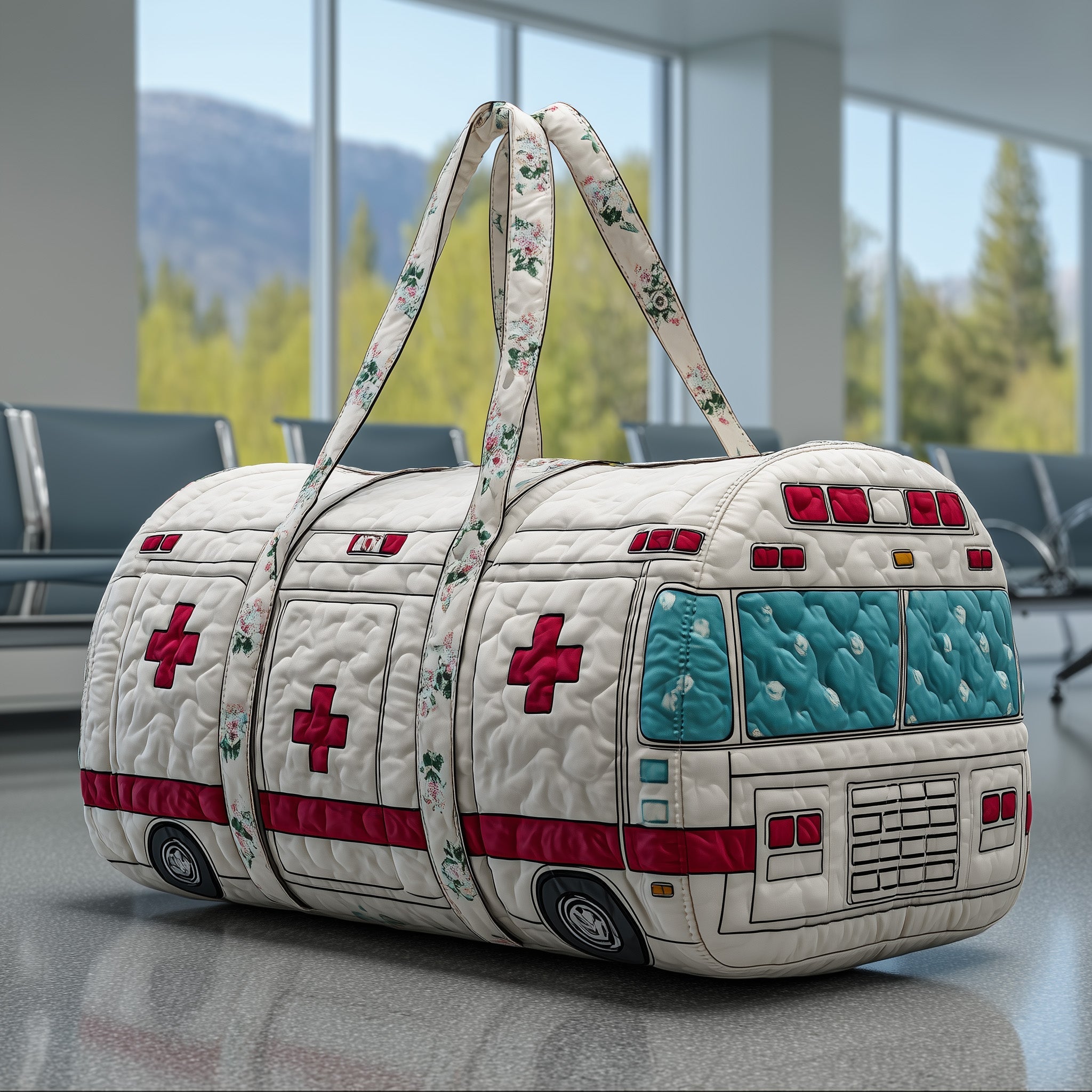 Ambulance Quilted Duffle Bag GFTOHD10993 - Giftroza