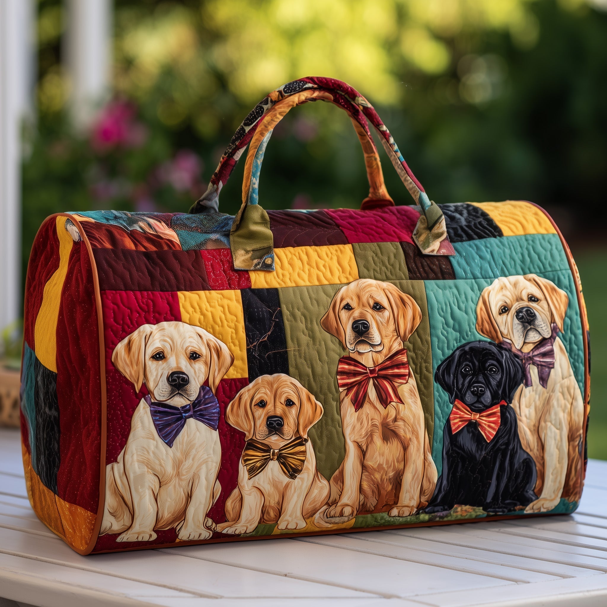 Labrador Quilted Duffle Bag GFTOMA3545 - Giftroza
