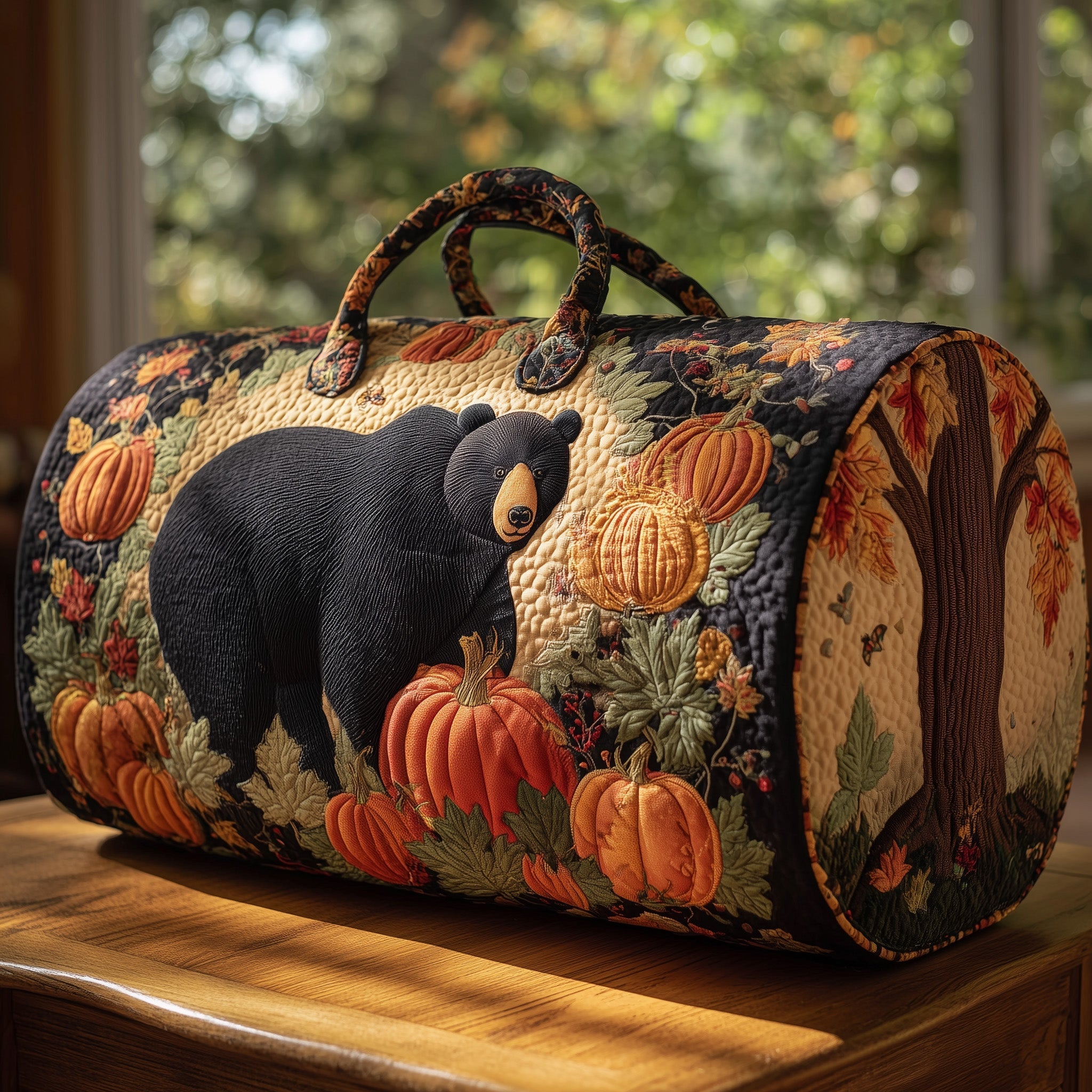 Autumn Spirit Quilted Duffle Bag GFTOHD9634 - Giftroza