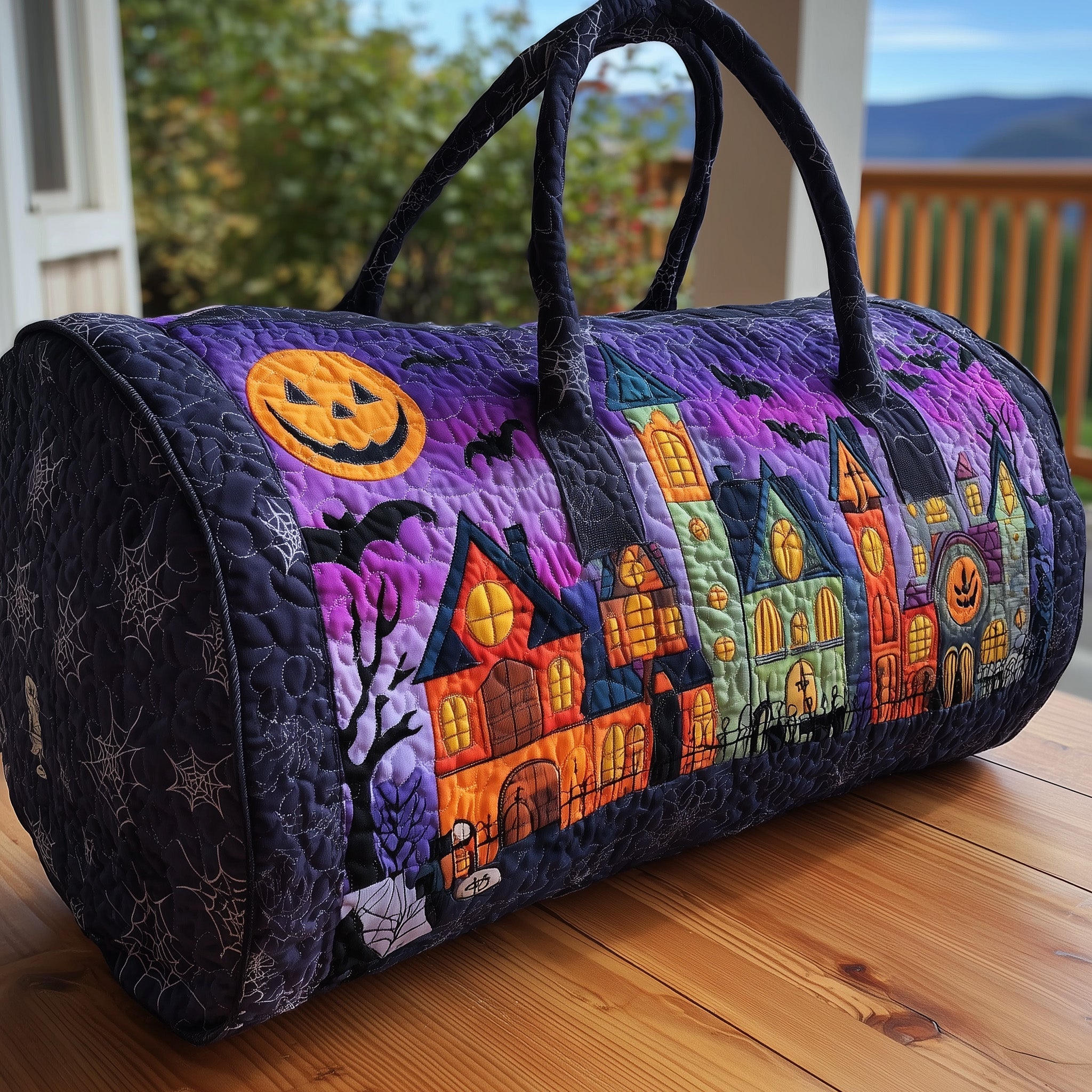 Halloween Vibe Quilted Duffle Bag GFTOHD9648 - Giftroza