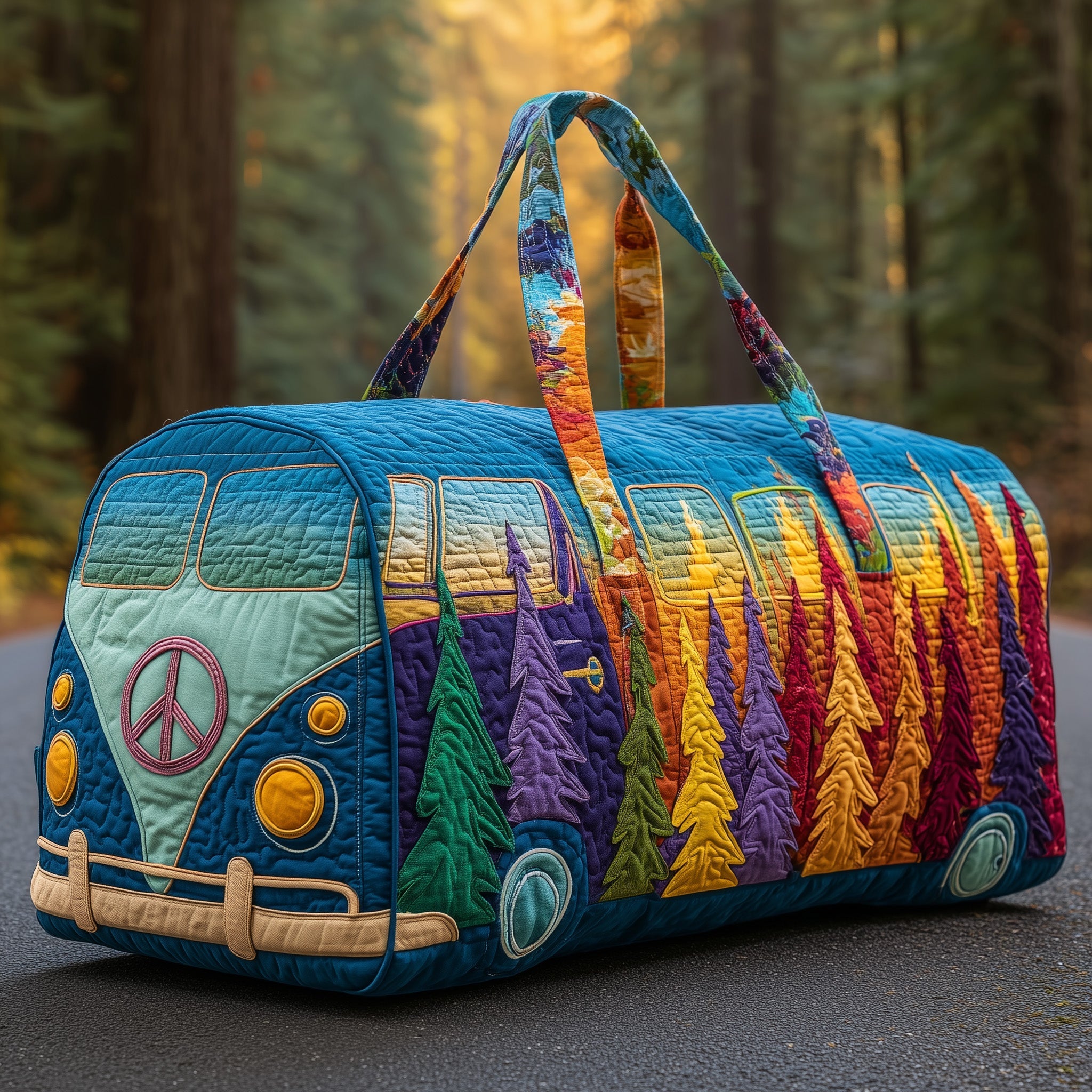 Wander Van Quilted Duffle Bag GFTOTP10779 - Giftroza