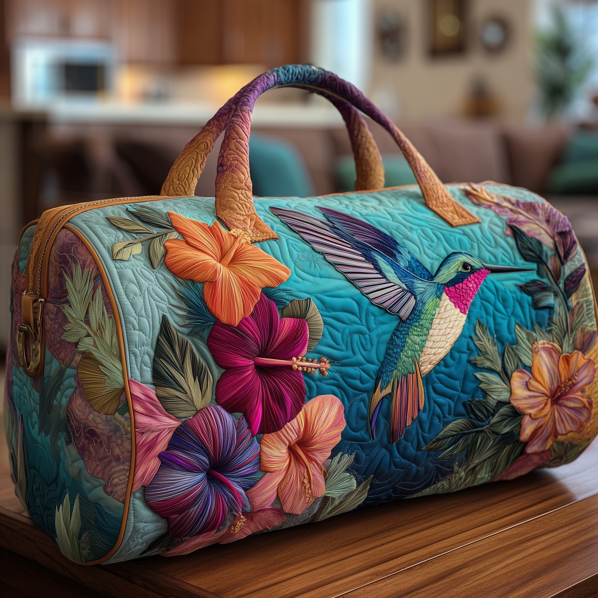 Hummingbird Quilted Duffle Bag GFTONT2180 - Giftroza